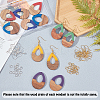 DIY Dangle Earring Making Kits RESI-OC0001-23-4