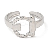 Non-Tarnish 304 Stainless Steel Open Cuff Rings LS-RJEW-H213-03P-4