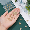 DICOSMETIC 20Pcs 5 Styles Rack Plating Brass Charms KK-DC0004-08-3