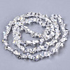 Electroplate Glass Beads Strands EGLA-N002-05A-2