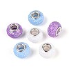 Large Hole Resin Rhinestone European Beads OPDL-T003-01D-1