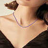 20Pcs 10 Colors 2MM Flat Faux Suede Cord Necklace Making with Findings NJEW-LP0007-08A-3