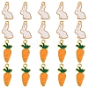 20Pcs 2 Style Alloy Enamel Pendants ENAM-YW0002-13-1