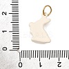 Printed 304 Stainless Steel Pendants SA-CBA59B8-02I-G-3