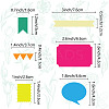 Stainless Steel Metal Cutting Dies Stencils DIY-WH0289-091-3