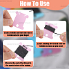 200Pcs 5 Colors PVC Plastic Thread Winding Boards TOOL-SC0001-82-5