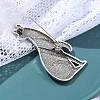 Persian Cat Alloy Brooches JEWB-Q004-03AS-4