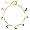 50Pcs Rack Plating Brass Enamel Pendants KK-CJ0001-87-6