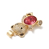 Brass Micro Pave Cubic Zirconia Pendants KK-M240-14-5