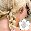 6 Pairs 2 Colors 925 Sterling Silver Friction Ear Nuts FIND-PH0018-22-6