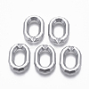 Spray Painted CCB Plastic Linking Rings LS-CCB-R104-15-03-1