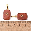 Natural Mixed Stone Pendants G-P628-01G-M-4