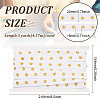 5 Yards 201 Stainless Steel Snap Button Tape OCOR-WH0078-190A-02G-2
