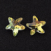 Starfish/Sea Stars Faceted K9 Glass Charms EGLA-O006-07-1