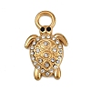 304 Stainless Steel with Rhinestone Pendants LS-STAS-G363-06G-1