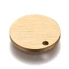 Ion Plating(IP) 304 Stainless Steel Pendants STAS-O133-06A-G-2