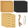 50 Sets 2 Colors Kraft Paper Bouquet Wrapping Paper DIY-TA0011-45-1