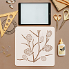 3Pcs 3 Styles PET Hollow Out Drawing Painting Stencils DIY-WH0394-0321-3