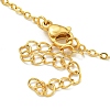 Ion Plating(IP) 304 Stainless Steel Cable Chain Necklaces NJEW-H040-01G-3