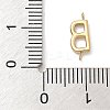 304 Stainless Steel Letter Connector Charms LS-STAS-M108-01G-02-3