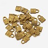 Tibetan Style Alloy Padlock Charms GLF0090Y-1