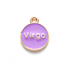 Alloy Enamel Pendants ENAM-S124-01B-01B-3