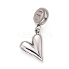 Non-Tarnish 304 Stainless Steel European Dangle Charms LS-STAS-I194-16P-1