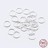 925 Sterling Silver Soldered Closed Jump Rings STER-F036-03S-1x9-3