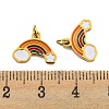 Ion Plating(IP) 304 Stainless Steel Charms STAS-O003-10G-3