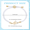 1pc Adjustable Nylon Cord Slider Bracelets for Women BJEW-LP0001-33W-G-2