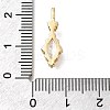 Brass Glass Pendants KK-U061-20G-01-3