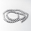 Electroplate Non-magnetic Synthetic Hematite Bead Strands G-F300-22A-01-2
