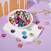 120Pcs 4 Styles Transparent & Opaque Large Hole Acrylic European Beads PACR-TA0001-14-5