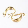 Brass Earring Hooks KK-K197-62-2