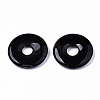 Natural Black Agate Pendants X-G-S364-074A-2