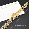 Elegant Vintage Style Brass Link Bracelets for Women TD0107-2-2