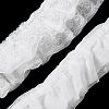 3-Layer Pleated Chiffon Flower Lace Trim OCOR-XCP0002-11A-3