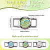 Alloy & Resin Shoelace Charms FIND-CP0002-94B-2