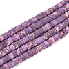 Dyed Synthetic Imperial Jasper Beads Strands G-Z089-A03-K-1