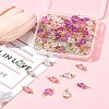 100Pcs Clear Acrylic Faceted Cube Connector Charms PALLOY-FS00042-01-10