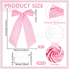 Polyester Big Bowknot for Christmas Decoration HJEW-WH0063-006A-3