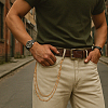 Zinc Alloy & Aluminium Barbed Wire Double Layer Pants Chains HJEW-PH02274-5