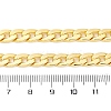 Brass Cuban Link Chain Necklaces for Women NJEW-K282-03G-5