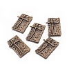 Tibetan Style Alloy Pendant TIBEP-40038-AB-NR-1
