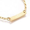 Ion Plating(IP) 304 Stainless Steel ID Bracelets BJEW-L637-07-G-3