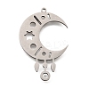 201 Stainless Steel Laser Cut Connector Charms LS-STAS-S176-04P-1