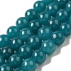 Natural Dyed White Jade Beads Strands G-M402-C04-16-1