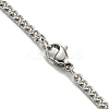 201 Stainless Steel Necklaces NJEW-Q336-01X-P-5