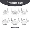 6Pcs 6 Style 304 Stainless Steel Word Pendant Necklace NJEW-KS0001-06P-3