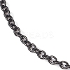 3Pcs 3 Colors Adjustable Stainless Steel Cable Chain Slider Bracelet Making AJEW-JB01232-4